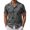 Dark Gray, variant on Men's Vintage Retro Distressed Short Sleeve Shirt, Casual Solid Color Ripped Tee with Button Down for Summer Beach,Beige,L