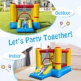 thumbnail image 4 of Costway Inflatable Bouncer Kids Slide Bounce House for Indoor Outdoor without Blower, 4 of 10