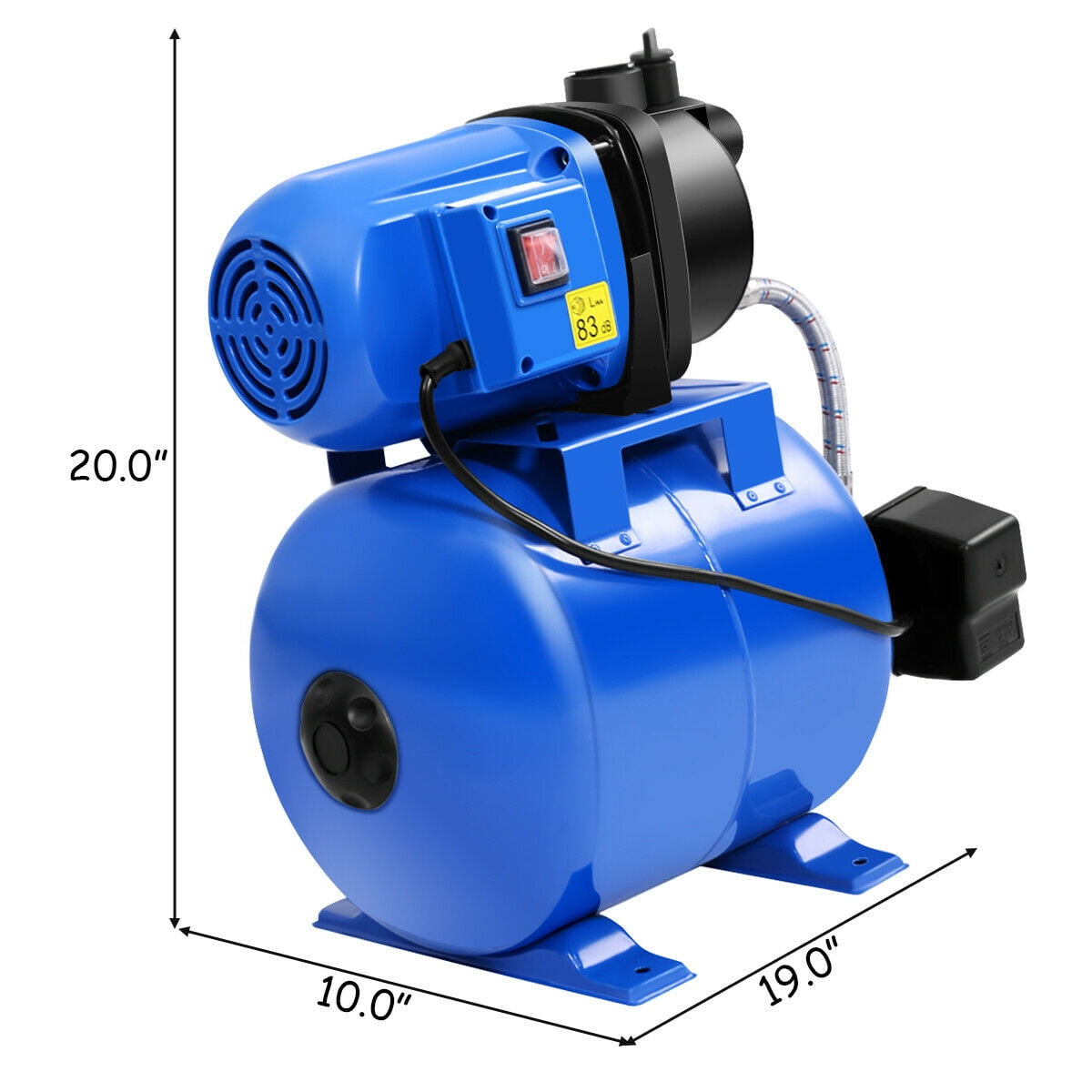 Gymax 1200W Garden Water Pump Shallow Well Pressurized