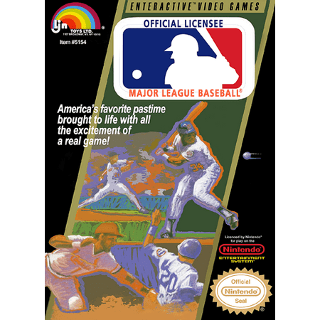 Major League Baseball- Nintendo NES (Refurbished) (Best Baseball Game For Nes)