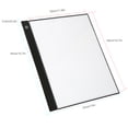 thumbnail image 4 of Graflsoa Ultra-Thin 4mm LED Light Pad for Drawing and Tracing, 3-Level Brightness, 40x30cm Active Area, USB-Powered, Includes Scale Plate and Clips, 4 of 6