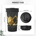 thumbnail image 3 of Balery 2025 Happy New Year 1 Pattern Insulated Coffee Travel Mug Stainless Steel Vacuum Coffee Cup Leakproof with Screw Lid Coffee for Hot/Iced Beverage - 500ml, 3 of 8