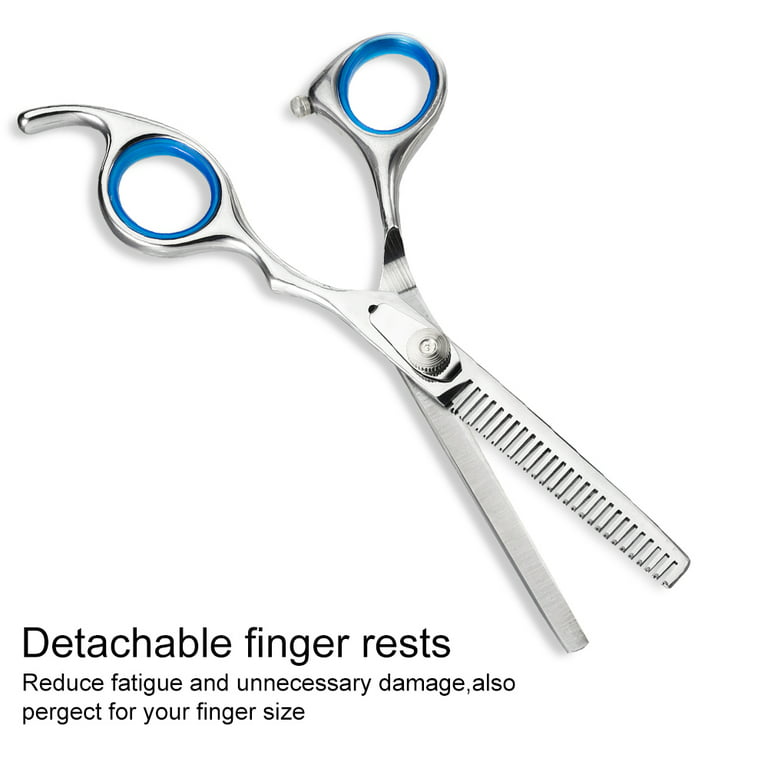 Set Of 3 Barber Hair Cutting Scissors With Comb Regular Petite Size Scissor