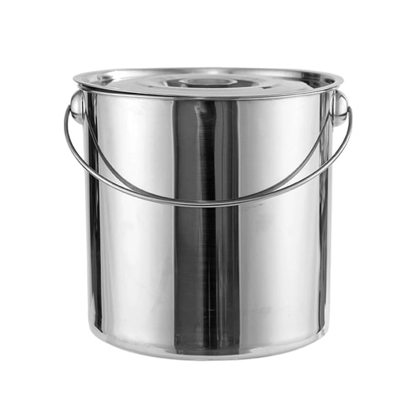 predolo Marmite en Acier Inoxydable pour Conserver les Pâtes, Pot à Huile, Contenant à Soupe, Seau de Transport Facile 2 L