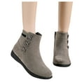 thumbnail image 3 of jsaierl Thick-Soled Plus Velvet Short Snow Boots Warm Plus Size Casual Women's Boots, 3 of 9
