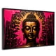 thumbnail image 1 of Cuadro Decorativo Marco Flotante Buda Reflejo Oro Rosa 90x60 Marco Negro, 1 of 3