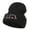 Black, variant on Too Cute To Spook Halloween Embroidered Beanie - Black OSFM