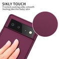 thumbnail image 3 of X-level Google Pixel 6 Case Ultra-Thin Slim Fit [Guardian Series] Phone Cases Soft Flexible TPU Matte Finish Coating Light Protective Back Cover for Pixel 6 - Winered, 3 of 6