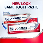 Parodontax Teeth Whitening Fluoride Toothpaste for Bleeding Gums, Unflavored, 3.4 Oz, for Adults