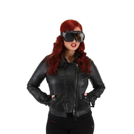 Apocalypse Costume Goggles Adult: Black One Size