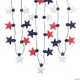 thumbnail image 2 of Light-Up Patriotic Star Necklaces, Fourth of July, Jewelry, 6 Pieces, 2 of 2