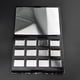 thumbnail image 2 of 56pcs vacian las cacerolas cuadradas del metal para los cosméticos del maquillaje del polvo presionado del rubor de la sombra de ojos, 2 of 5