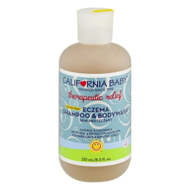 California Baby Therapeutic Relief Eczema Shampoo & Bodywash Gluten-Free, 8.5 FL OZ