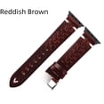 thumbnail image 2 of Adecuado para correa de cuero de Apple Correa de reloj de piel de vaca con cera de aceite vintage Adaptada a Apple Watch, 2 of 4
