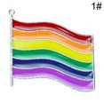 thumbnail image 2 of Alloy Brooch Pin Decorative Colorful Heart Brooch Rainbow Label Pin Flag Brooch, 2 of 10
