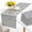 Silver-6, variant on 6 Pack Mirror Disco Party Table Runner 11 X 108 Inch