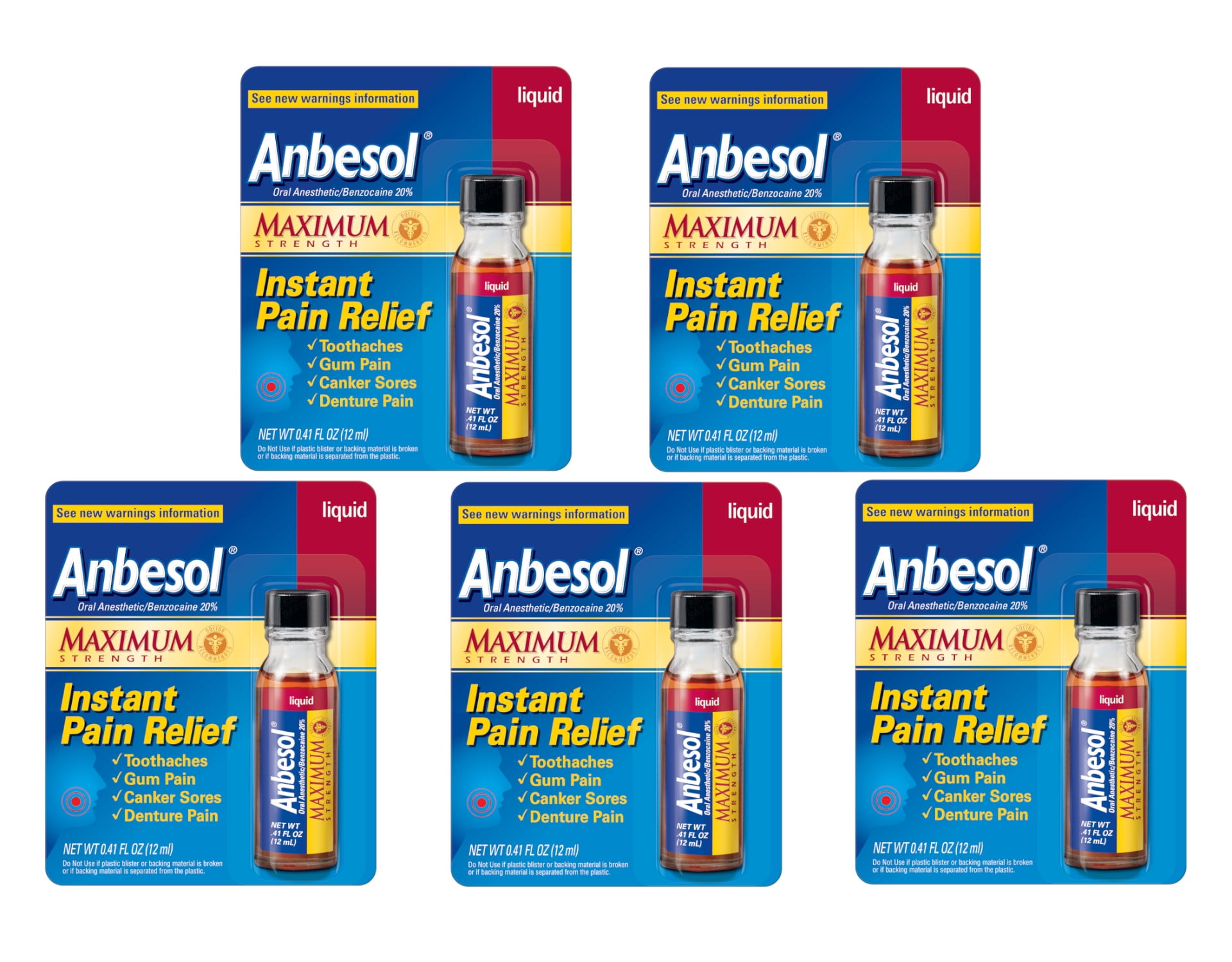 Anbesol Liquid, Oral Anesthetic Maximum Strength Instant