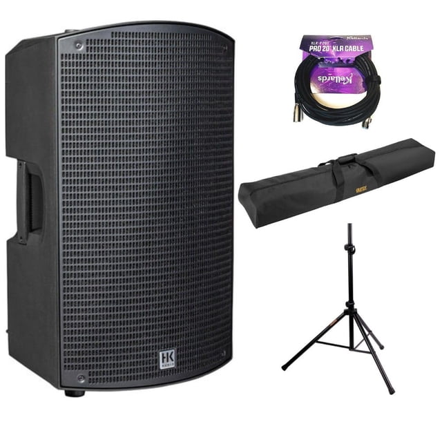 Altavoz con alimentación HK Audio Sonar 112 Xi 1200W con soporte y bolsa