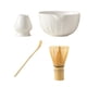 thumbnail image 3 of Juego de 4 piezas de Matcha, batidor y soporte para Matcha, herramientas para hacer té chino, cuenco para té, cuenco para Matcha Blanco brillante, 3 of 7