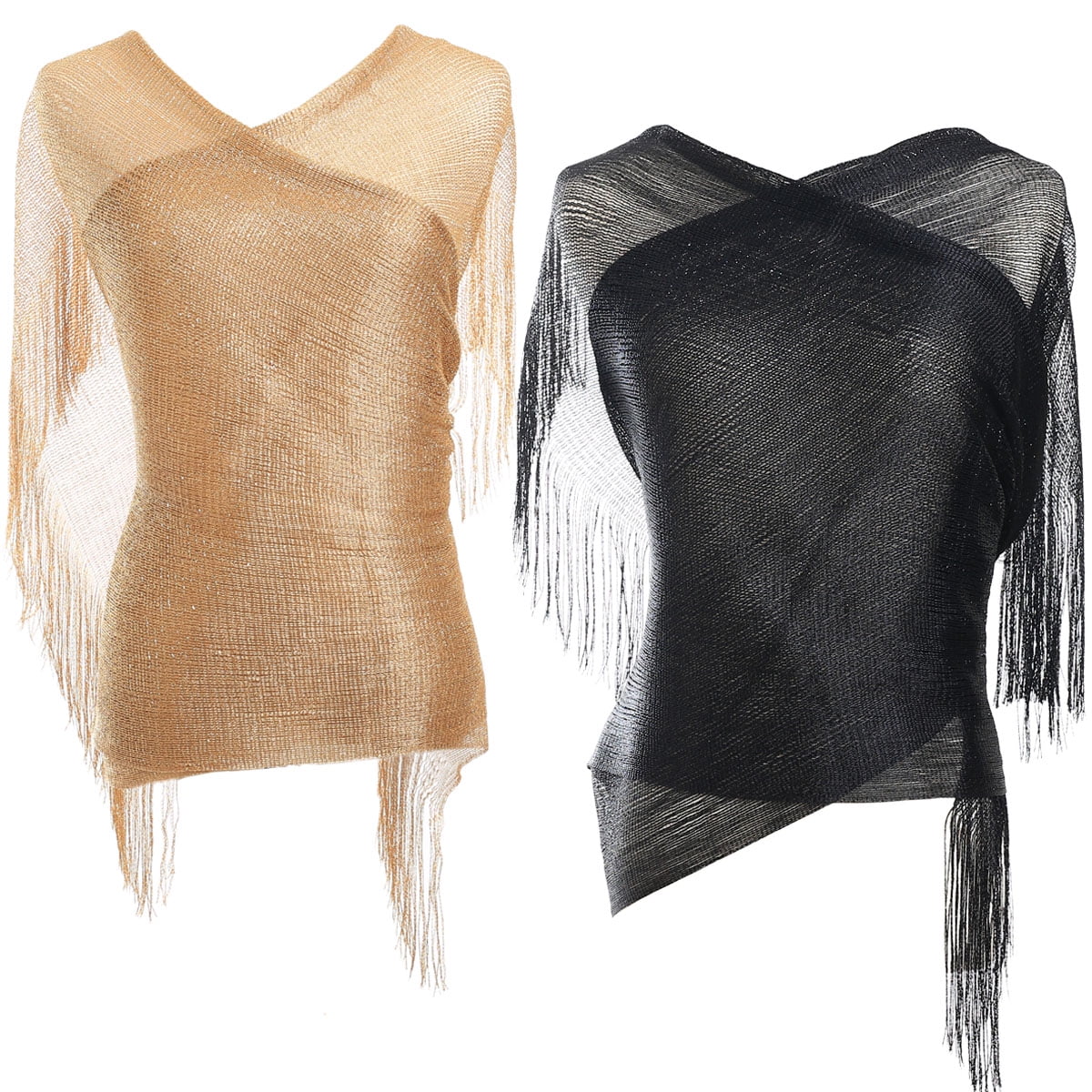 gold shawls and wraps