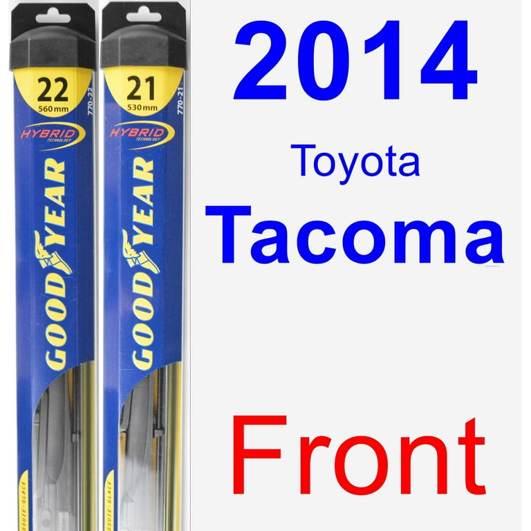 2014 Toyota Tacoma Wiper Blade Set Kit Front 2 Blades Hybrid