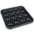 thumbnail image 4 of Soporte de caja de bandeja de plástico negro con capacidad para 16 de billar de de billar, 4 of 7