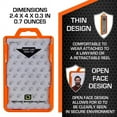 thumbnail image 5 of ID Stronghold Long-lasting Badge & ID Holders, Orange, 5 of 5