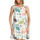thumbnail image 1 of Balery Easter Rabbit Vestidos de verano para mujer con estampado: vestido holgado sin mangas, vestido playero informal y cómodo para días calurosos., 1 of 7