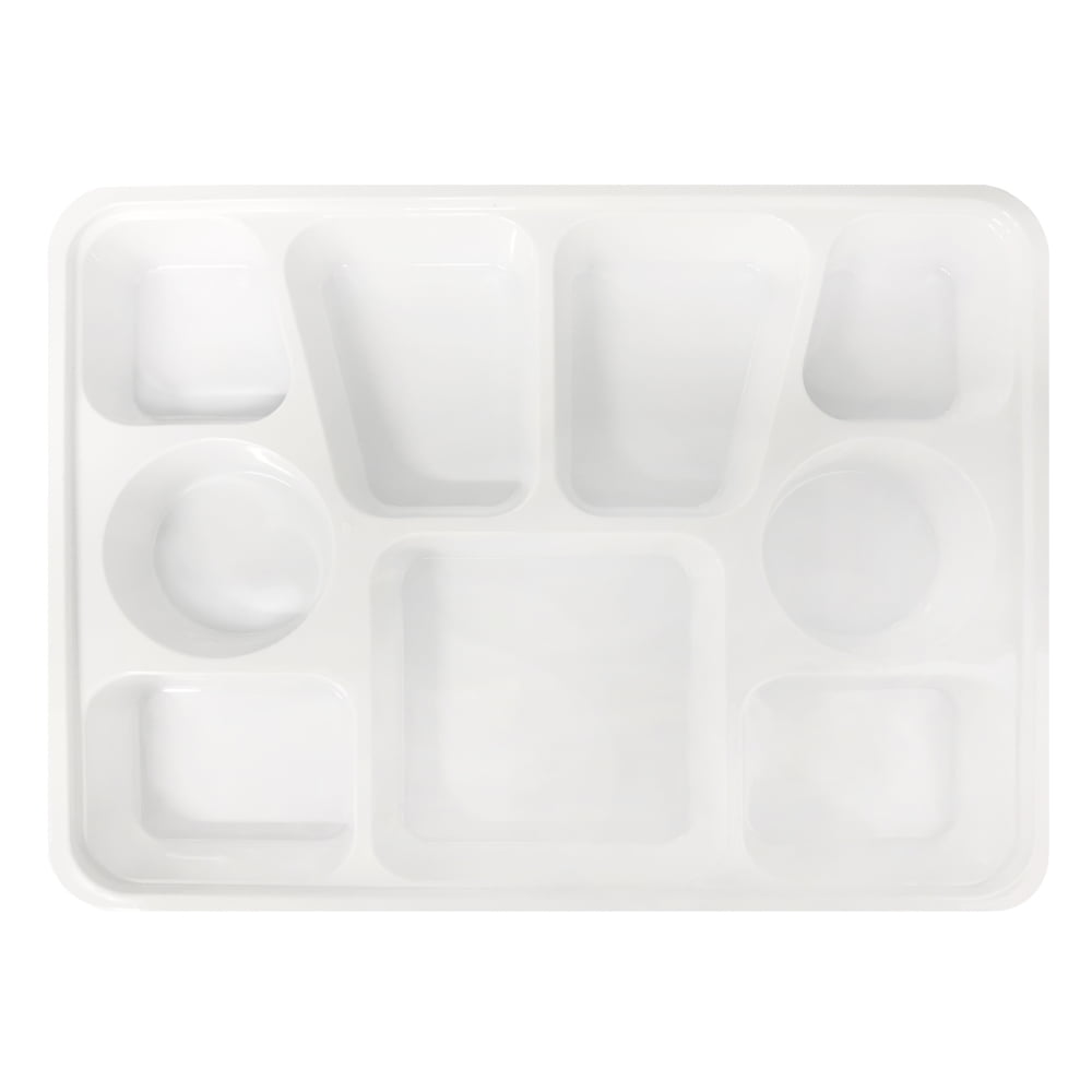 Quality Disposable Rectangle Plastic Plates With 9 Compartments By