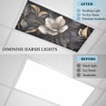 thumbnail image 4 of Black Gold Flower Fluorescent Light Covers, Gradient Luxurious Floral Botanical Magnetic Light Covers for Ceiling Lights, Fluorescent Ceiling Shade Filters for Classroom Bedroom Office 4x2Ft x 1PCS, 4 of 8
