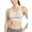 Egret Heather, variant on Women's Medium Impact Seamless Racerback Sports Bra, 1 Pack, Sizes S - XXXL