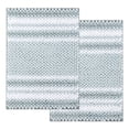 thumbnail image 1 of Chenille Bathroom Rug Set Non-Slip Bath Mat Shaggy Soft and Absorbent Light Cyan 17 x 24 in, 1 of 7