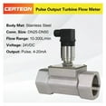 thumbnail image 3 of Stainless Steel Turbine Flow Meter, 4-20mA Transmitter, Pulse Output Sensor, Water dieselfuelfuelfuelfuelfuel Methanol Gasoline Liquid Flow Meter ,Good Performance, 3 of 6
