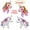 4 Pcs/Set, variant on Amazing Kids 3D Unicorn Balloons Aluminum Foil Gift Magical Holidays Stocking Stuffers Birthdays Baby Showers Children's Day Thanksgiving Christmas Gift 34" x 15" (Approx.) (1 Pc/Set)