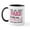White/Black Inside, variant on CafePress - Yes They're Fake Breast Cancer Mug - 11 oz Ceramic Mug - Novelty Coffee Tea Cup