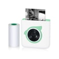 thumbnail image 1 of Tignapoo Bisofice L8 Mini Thermal Label Printer - Portable Bluetooth 4.0, 300dpi, USB Cable & 1 Roll Paper Included, Green, Built-in Battery, Compatible with iOS & Android, 1 of 6