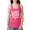Hot Pink, variant on I Can't Have Kids My Dog Is Allergic Animal Lover Ladies Racerback Tank Top