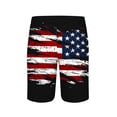 thumbnail image 5 of SOOMLON 4th of July Men's Swim Trunks Independence Day Beach Shorts Pockets Quick Dry Swim Shorts Drawstring Beach Shorts, 5 of 6