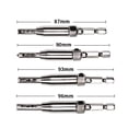 thumbnail image 5 of OUNONA 4 Pcs Self Centering Hinge Drill Bit Set for Cabinet Making in 7/64 Inch, 5 of 7