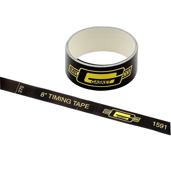 Mr. Gasket 1591 Engine Timing Tape Fits select: 1969-1974 CHEVROLET C10, 1972-1973 CHEVROLET MALIBU