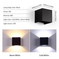 thumbnail image 4 of Lámpara de pared moderna Liuwei 6 W Blanco frío/blanco cálido 110 V 220 V Lámpara de superficie ajustable, 4 of 5