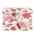 thumbnail image 2 of BZSMCE Storage Bin Cube Organizer Basket with Flip-Top Lid Crimson Floral Printed, 2 of 7