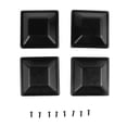 thumbnail image 3 of 1/4PCS Fence Post Caps Post Caps 10cm Black Caps Decoration Fence Post Caps Fence Posts PP Column Cap Protection, 3 of 4