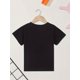 thumbnail image 2 of Girls' Casual Cotton Round Neck Short Sleeve T-Shirt, "I'm The Big Sister Which Makes Me Boss" Graphic Tee, 2 of 7