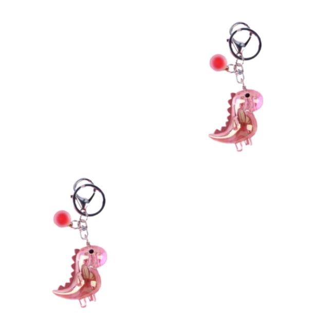 Hebilla para llave Minnieouse Llavero de dinosaurio Accesorio Q429-3 2piezas