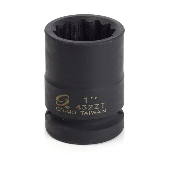 Sunex Tools 432ZT - 3/4" Drive 1" 12 Point Thin Wall Impact Socket