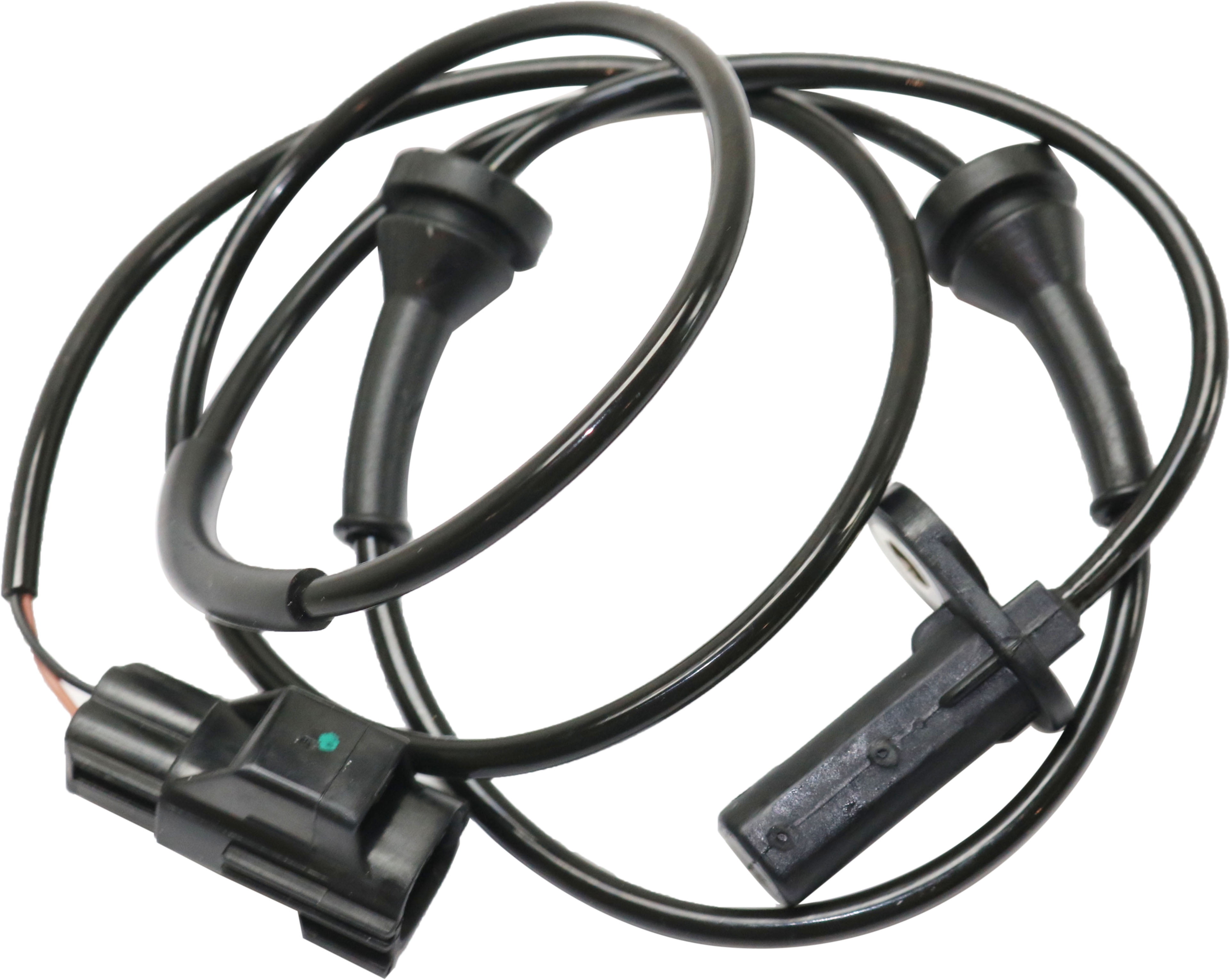 ABS Speed Sensor Compatible with 2001-2009 Volvo S60 2000-2006 Volvo S80 2001-2008 Volvo V70 2003-2007 Volvo XC70 Front, Passenger Side 5 Cyl 2.3L Female Connector Blade type 2-Prong Terminal