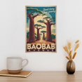 thumbnail image 3 of Motivational Baobab Avenue Poster Retro Inspirational Vintage Travel Wall Art for Office Home Study Meditation Decor (1) Canvas Poster, 3 of 8