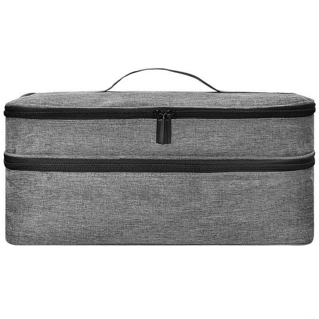 Hair Dryer Bag,Double Layer Suitcase Hair Dryer Tool Bag,Hair Dryer Storage