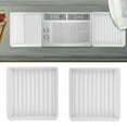 thumbnail image 1 of Window type air conditioner side panel and frame Air conditioner organ filler set Adjustable insulated air conditioner side panel Dustproof  for winter and summer use, 1 of 7